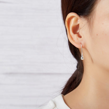 Silver Plated Teardrop Earrings