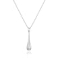 Silver Plated Teardrop Necklace