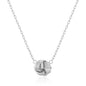 Silver Plated Love Knot Necklace