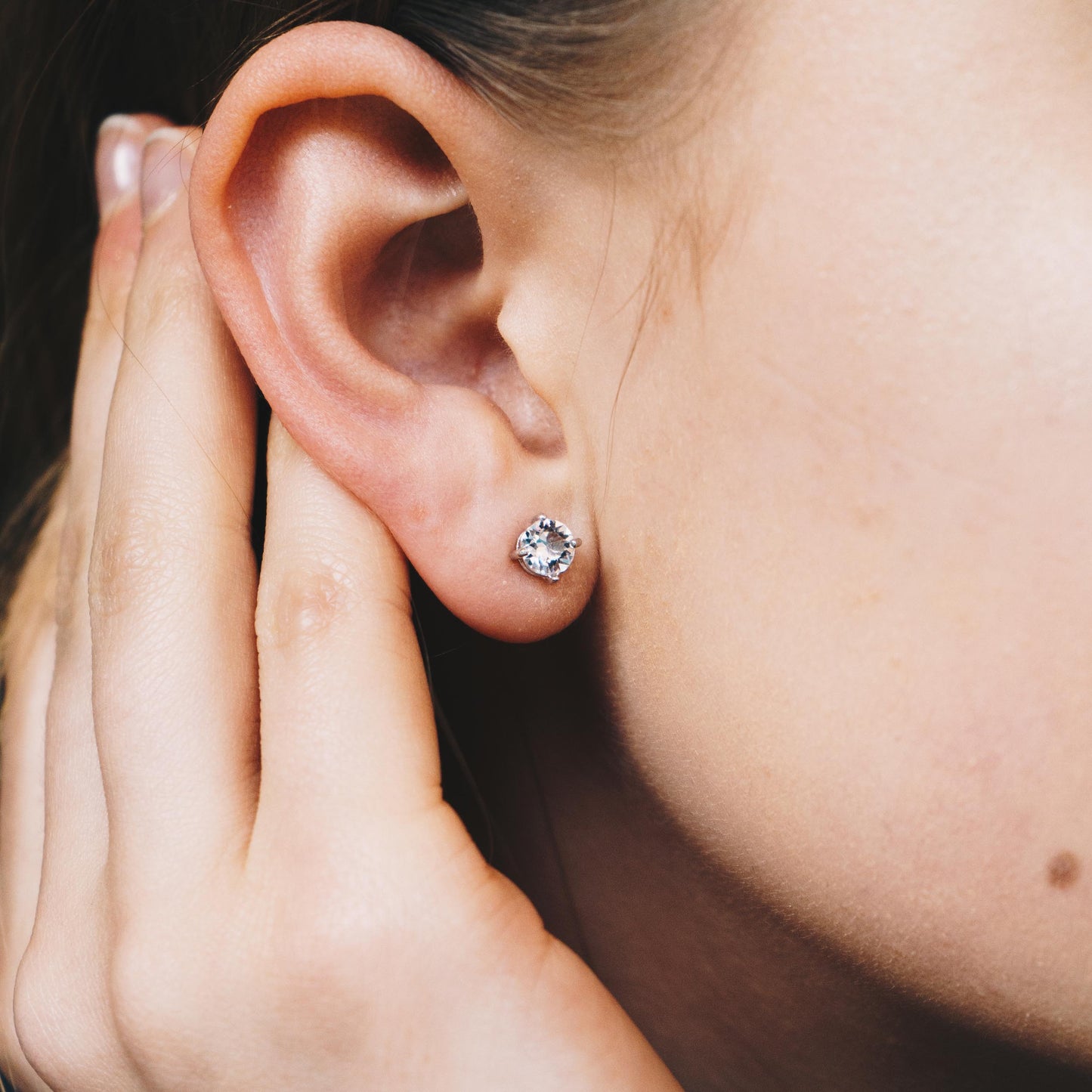 Thank You For Helping Me Shine Round Earrings