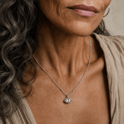 Siren’s Teardrop Amethyst Necklace - Gold or Silver