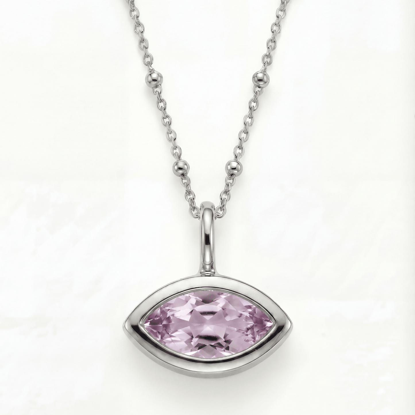 Siren’s Teardrop Amethyst Necklace - Gold or Silver