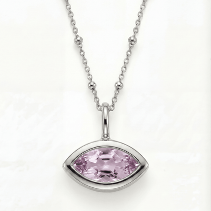 Siren’s Teardrop Amethyst Necklace - Gold or Silver