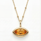 Siren’s Teardrop Citrine Necklace - Gold or Silver
