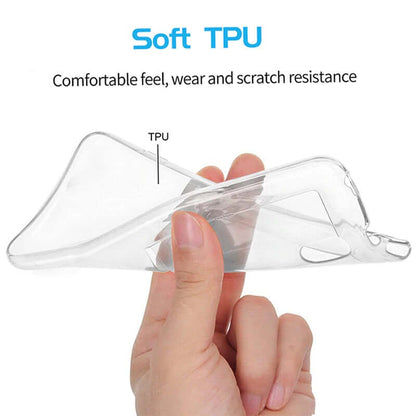 Soft TPU Clear Case With Card Slot - For Samsung S21