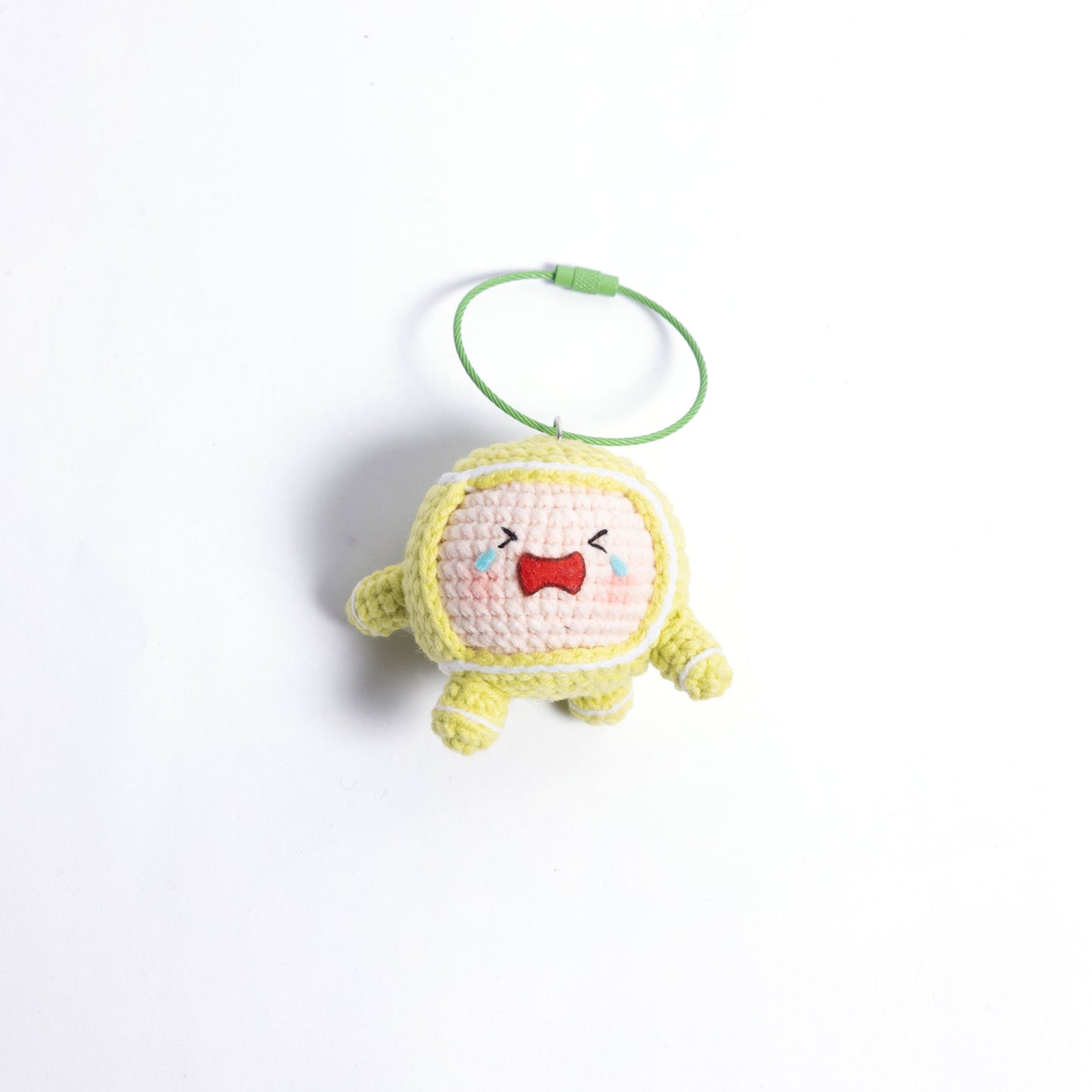 Crochet Tennis Ball & Racket Bag Charm – Adorable Handmade Accessory for Tennis Bags