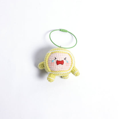 Crochet Tennis Ball & Racket Bag Charm – Adorable Handmade Accessory for Tennis Bags