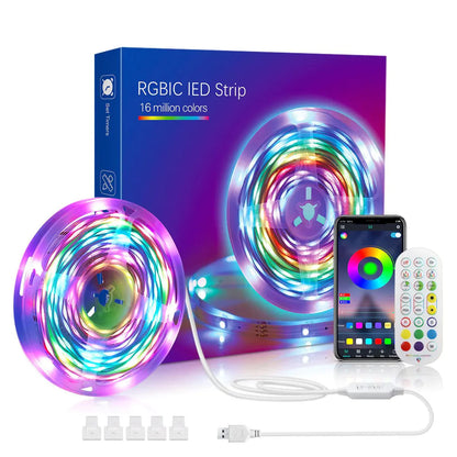 Smart LED RGBIC Dream Color Strip Light with Music Sync