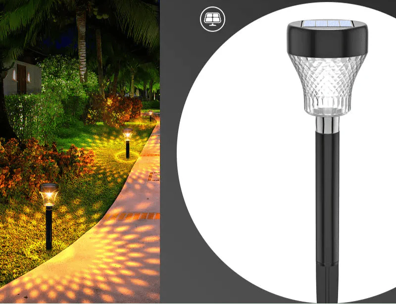 Solar Powered Waterproof Garden Pathway Projection Light