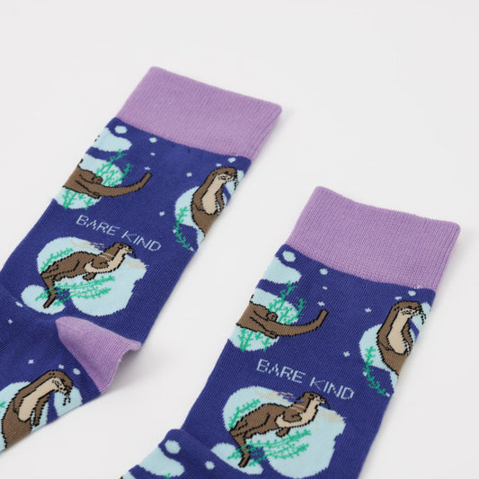 Sauvez les loutres de sport Chaussettes en bambou