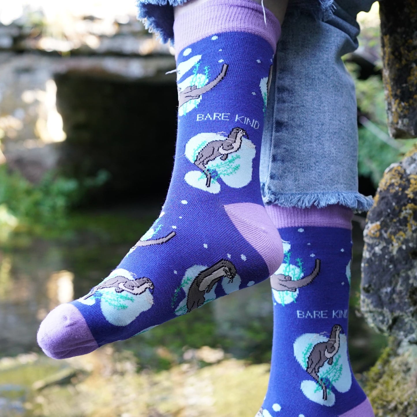 Le lot de 3 paires de chaussettes en bambou Otter