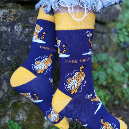 Coffret de chaussettes en bambou Le chat ultime