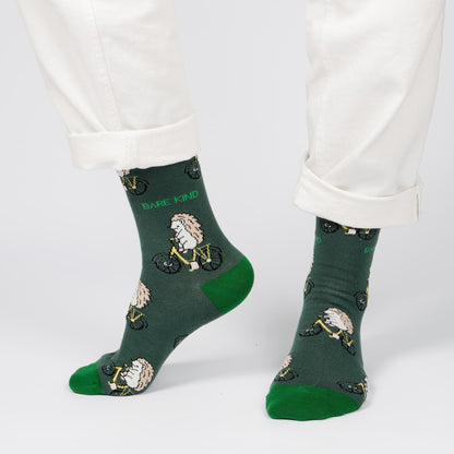 Chaussettes en bambou « Sauvez les Hérissons du Sport »