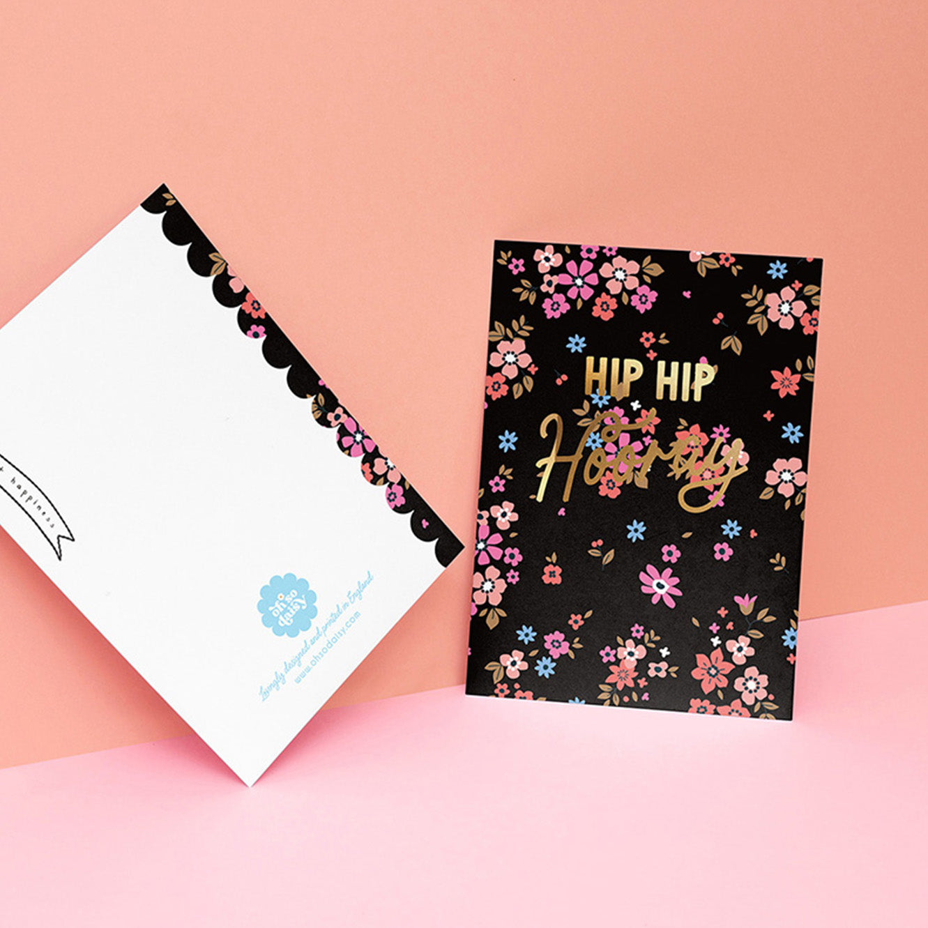 HIP HIP HOORAY FOIL GREETINGS CARD