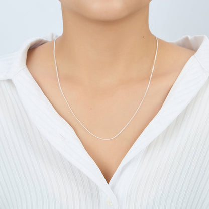 Sterling Silver 16" 18" 20" Inch 1.2mm Fine Italian Curb Chain Necklace