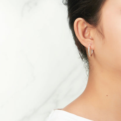 Sterling Silver 20mm Hoop Earrings