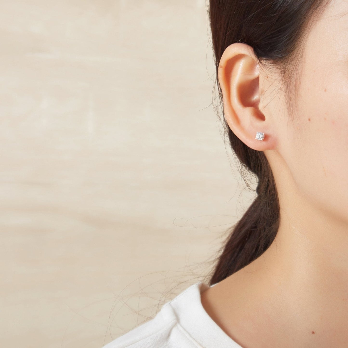 Sterling Silver 3 Pack of 4, 5, and 6mm Earrings Created with Zircondia® Crystals