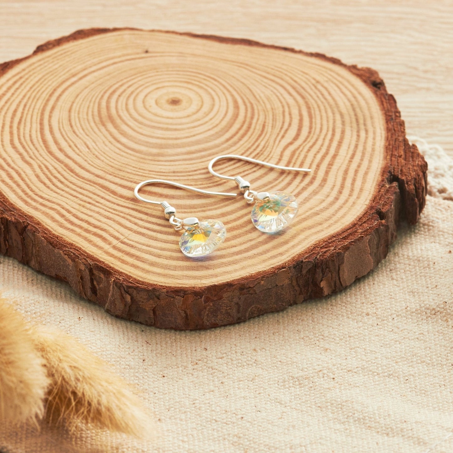 Sterling Silver Aurora Borealis Set Created with Zircondia® Crystals