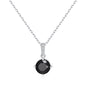 Sterling Silver Black Onyx Gemstone Necklace