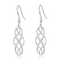 Sterling Silver Celtic Drop Earrings