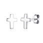 Sterling Silver Cross Earrings