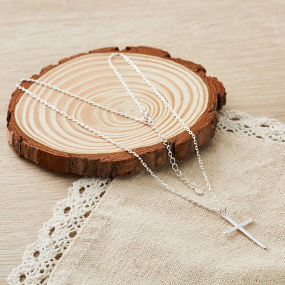 Sterling Silver Cross Pendant Necklace