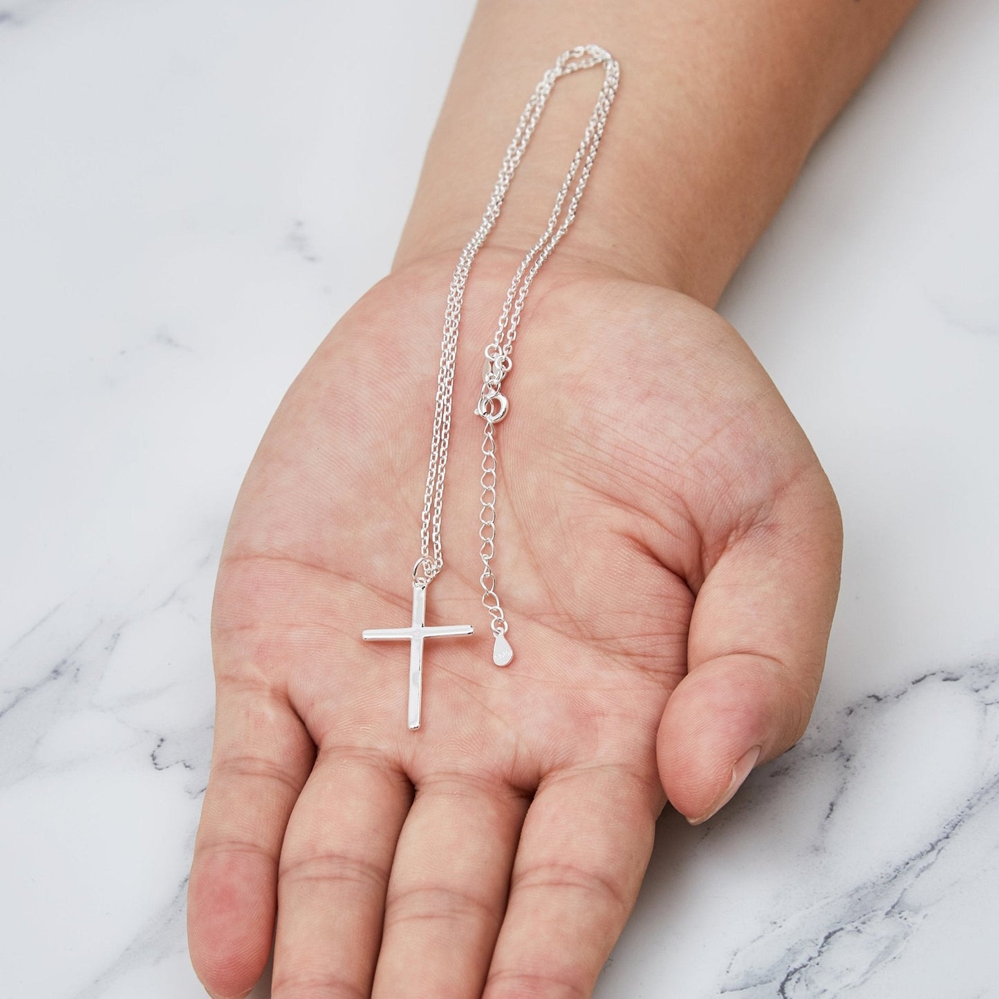 Sterling Silver Cross Pendant Necklace
