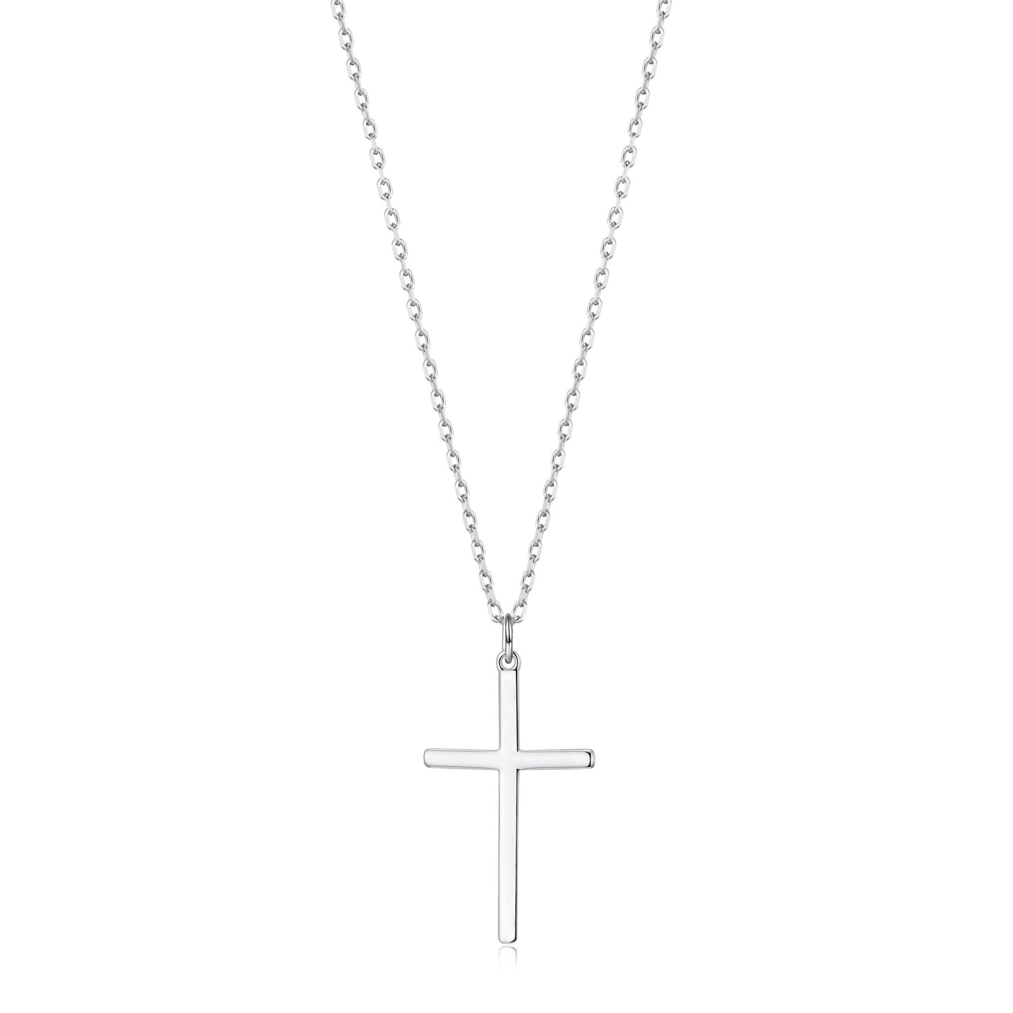 Sterling Silver Cross Pendant Necklace