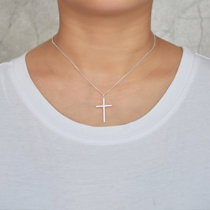 Sterling Silver Cross Pendant Necklace