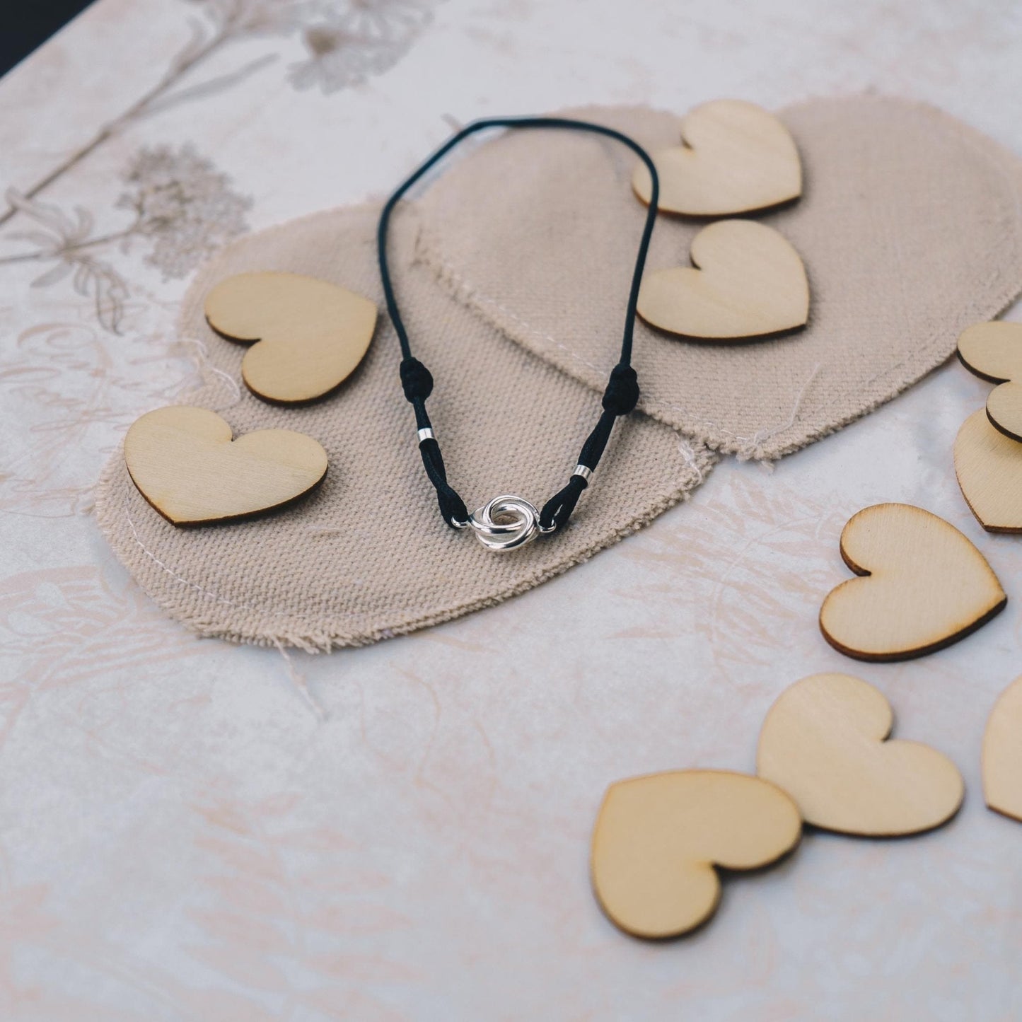 Sterling Silver Friendship Quote Corded Knot Bracelet