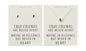 Sterling Silver Friendship Quote Heart Set