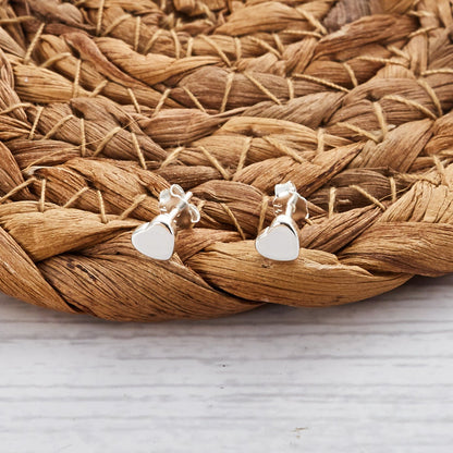 Sterling Silver Heart Earrings