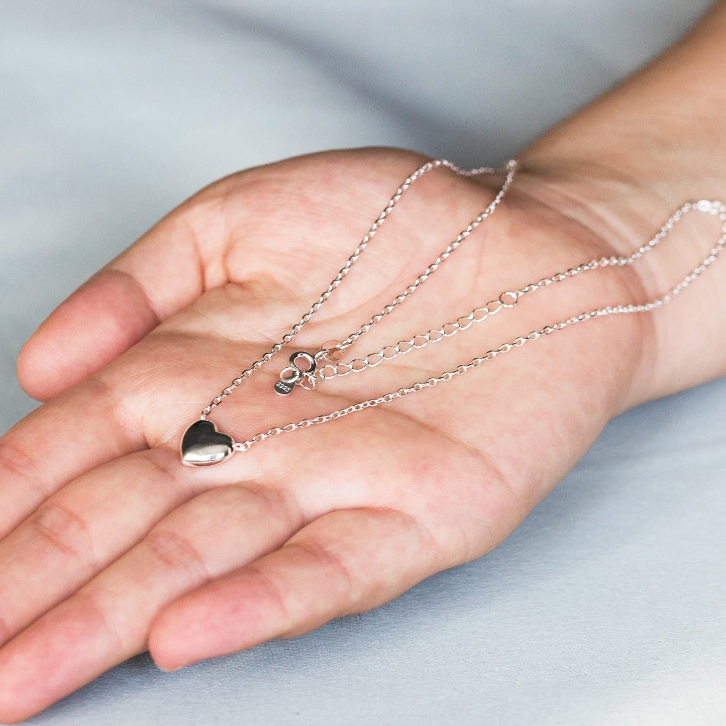 Sterling Silver Heart Necklace