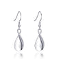 Sterling Silver Infinity Curve Earrings