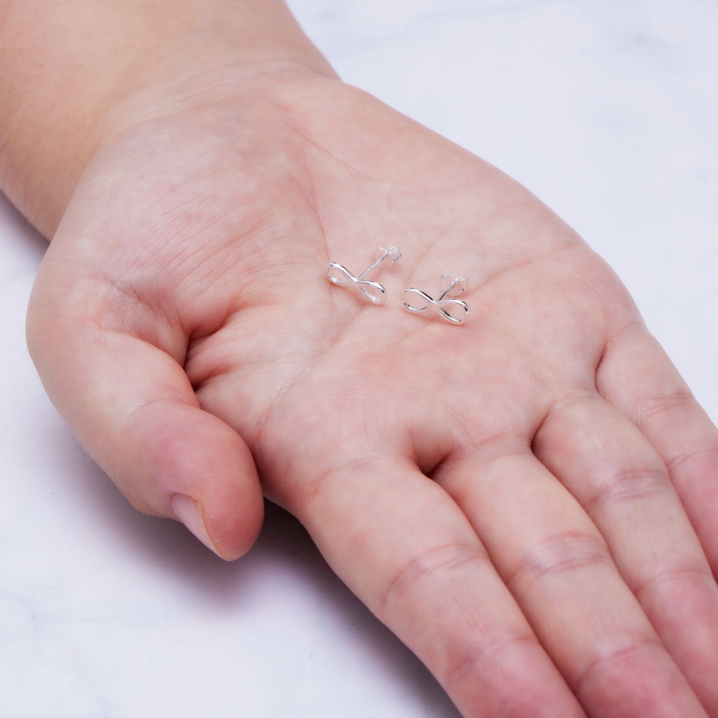 Sterling Silver Infinity Earrings