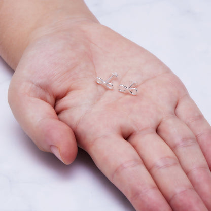 Sterling Silver Infinity Earrings