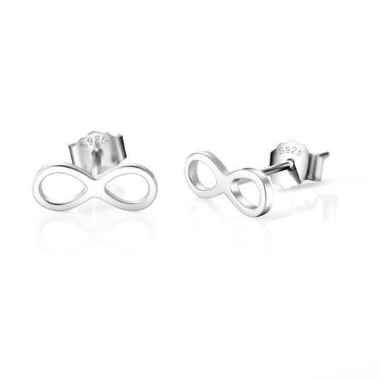 Sterling Silver Infinity Friendship Quote Earrings