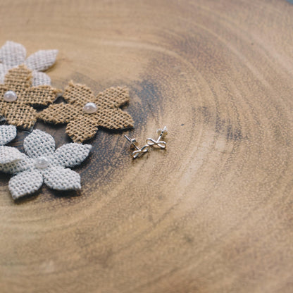 Sterling Silver Infinity Friendship Quote Earrings