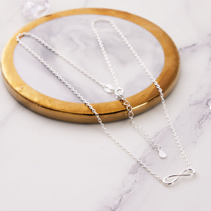 Sterling Silver Infinity Necklace