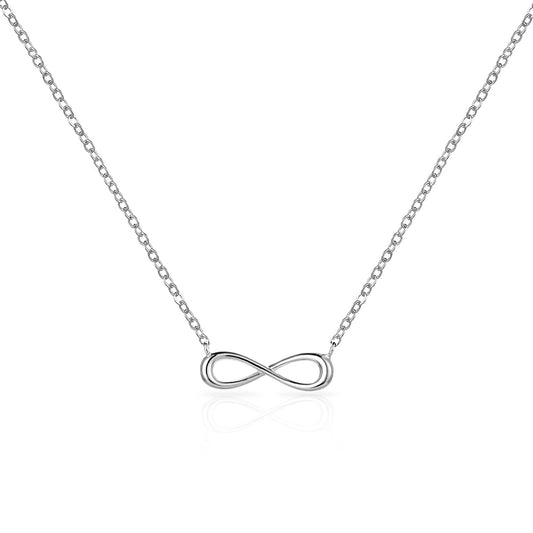 Sterling Silver Infinity Necklace