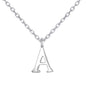 Sterling Silver Initial A Necklace