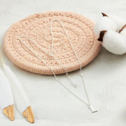 Sterling Silver Initial L Necklace