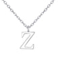 Sterling Silver Initial Z Necklace