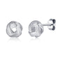 Sterling Silver Knot Earrings