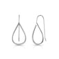 Sterling Silver Open Teardrop Earrings