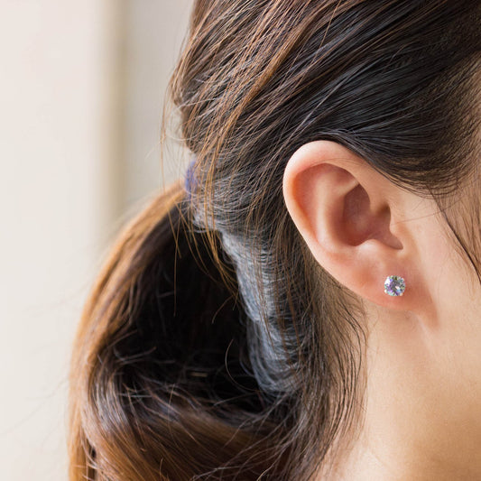 Sterling Silver Paradise Shine Earrings Created with Zircondia® Crystals