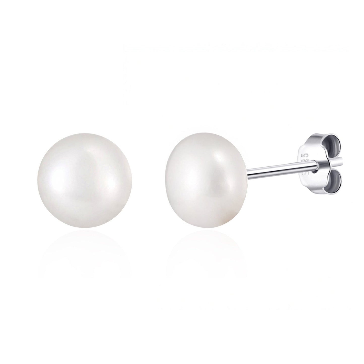 Sterling Silver Pearl Earrings
