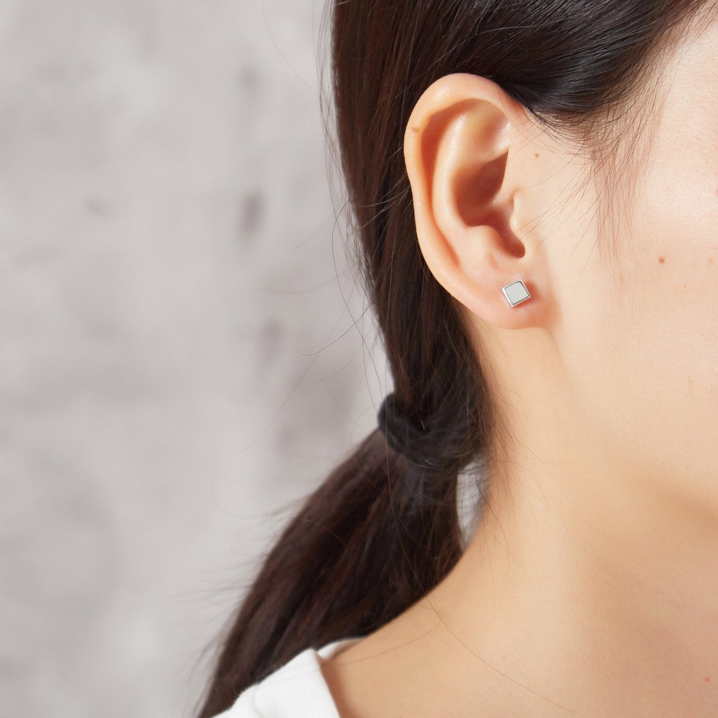 Sterling Silver Square Earrings