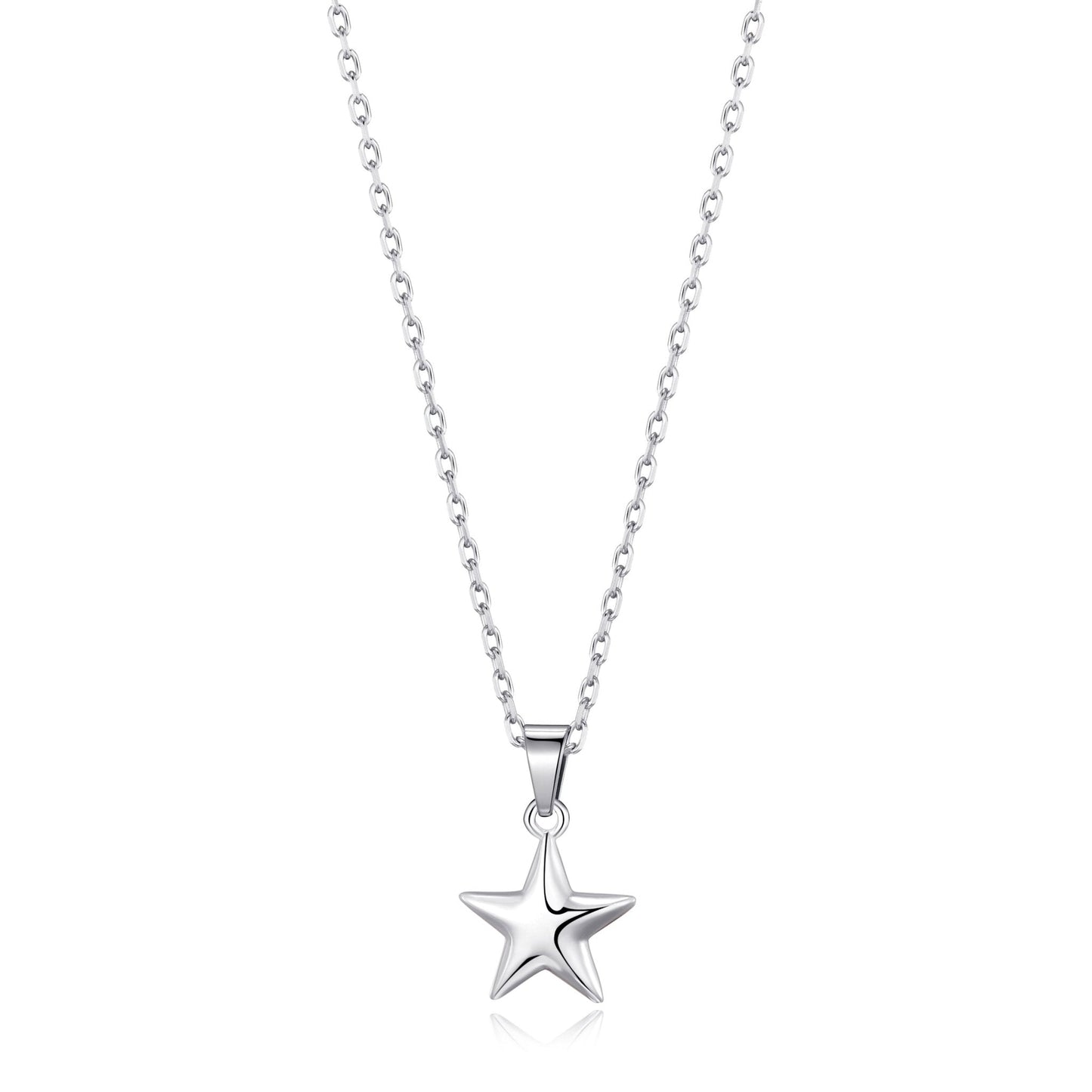 Sterling Silver Star Pendant Necklace