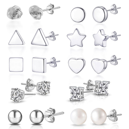 Sterling Silver Stud Earrings